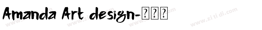 Amanda Art design字体转换